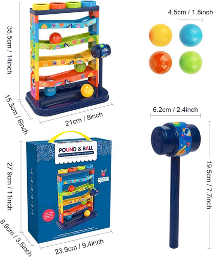 Pound a Ball for Toddlers STEM Developmental Educational Fun - No:868