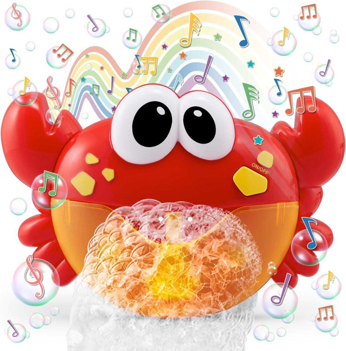 Crab Bath Bubble Maker for Kids Bathtub Time Blows Bubbles