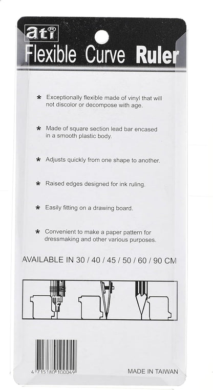 Ati Flexible French curve ruler- 60 cm