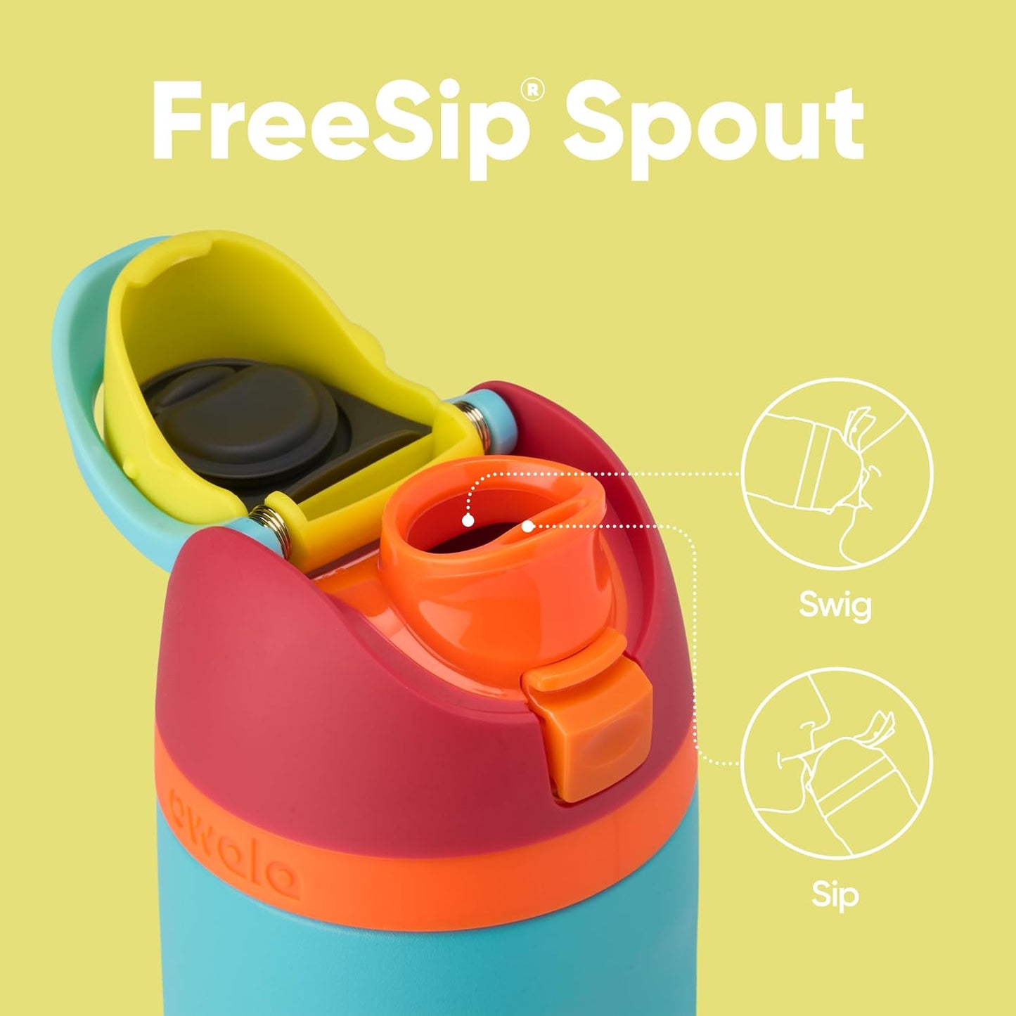 Owala FreeSip 32oz (945ml) Insulated Stainless Steel Water Bottle – Leakproof Vacuum Bottle with Built-in Straw & Carry Loop