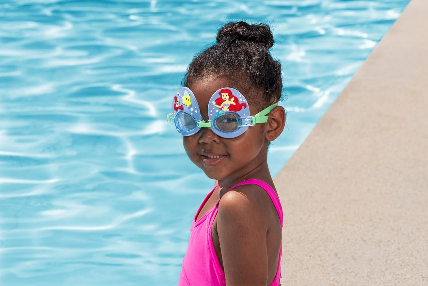 Bestway Ariel Little Mermaid Deluxe Swimming Goggles for Kids 3+ No.9103C