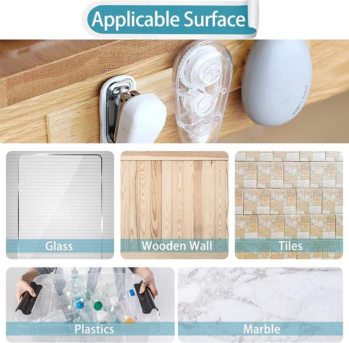 شريط لاصق نانو شفاف مزدوج الجوانب من إم آند جي تشنغوانغ - 36 مم - رقم: AJD957U4