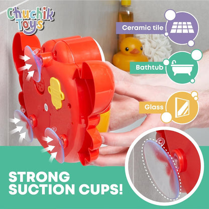 Crab Bath Bubble Maker for Kids Bathtub Time Blows Bubbles