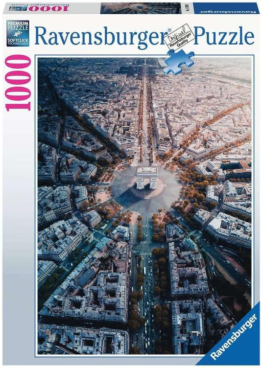 Ravensburger Paris From Above Puzzle - 1000pcs - No:15990
