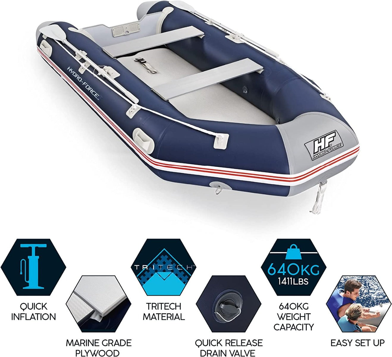 Bestway Hydro-Force Mirovia Pro Inflatable Kayak Boat - No:65049