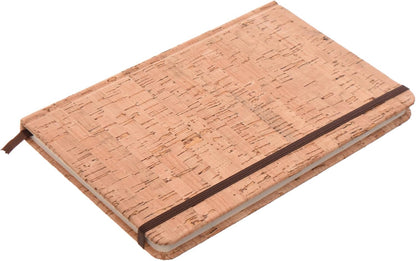 Yassin. A5 Luxor Notebook With Elastic Band,160 Pages,Beige Brown