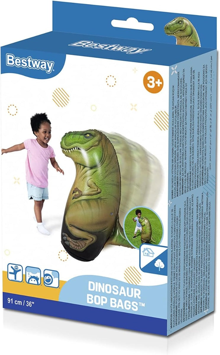 Bestway Inflatable Dinosaur Bop Bags - 89cm - No:52287