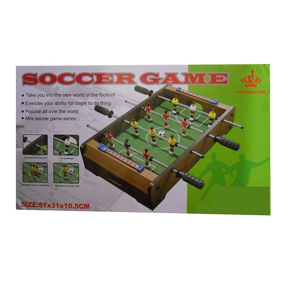 طاولة لعب كرة قدم خشبية من هوانغ غوان، 51×31×10.5 سم، رقم الموديل HG235A