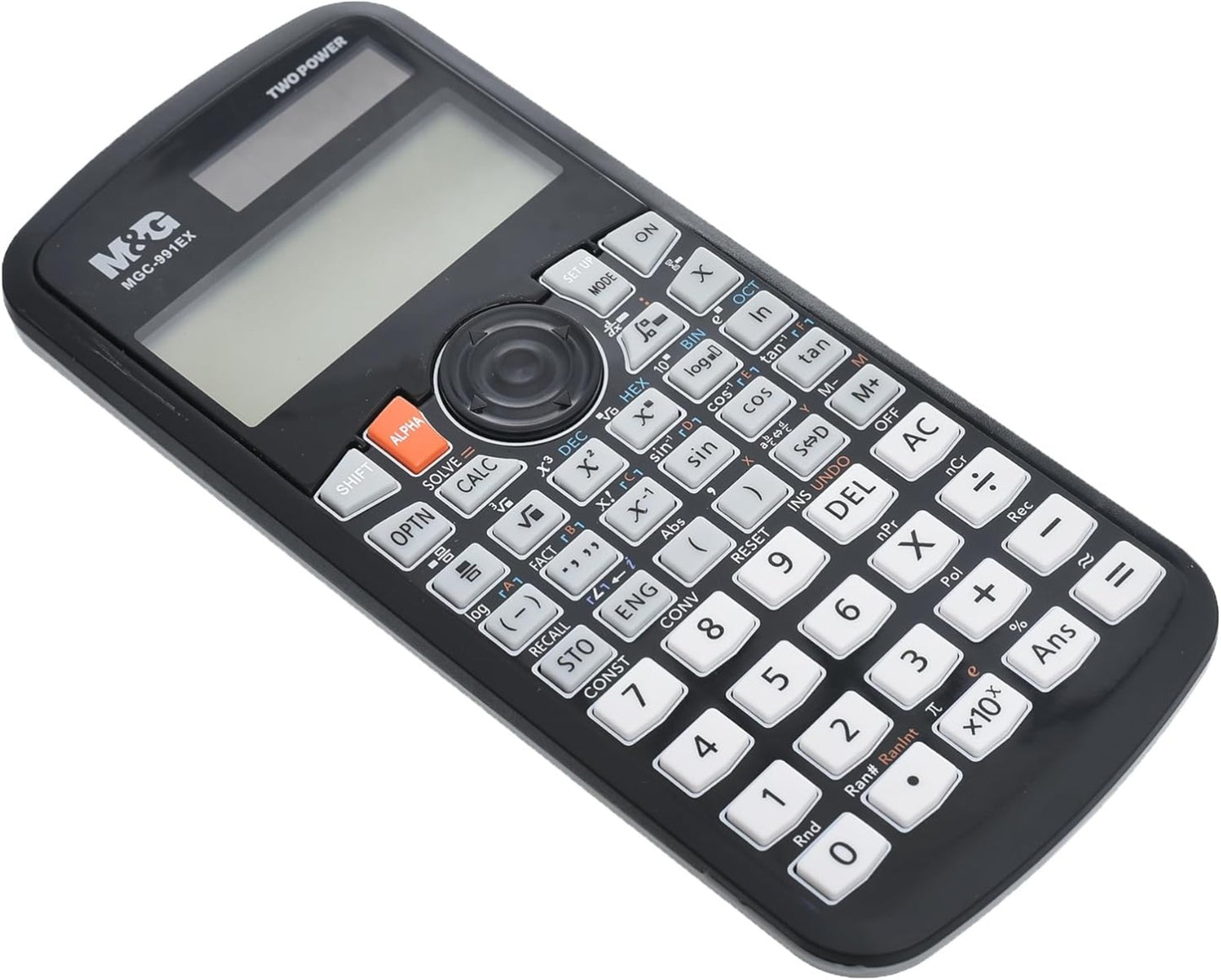 آلة حاسبة علمية من إم آند جي تشنغوانغ، حسابات متقدمة للمدارس، شاشة عرض كبيرة، تعمل بالطاقة الشمسية والبطارية، موديل MGC-991EX، رقم المنتج: ADG981K3