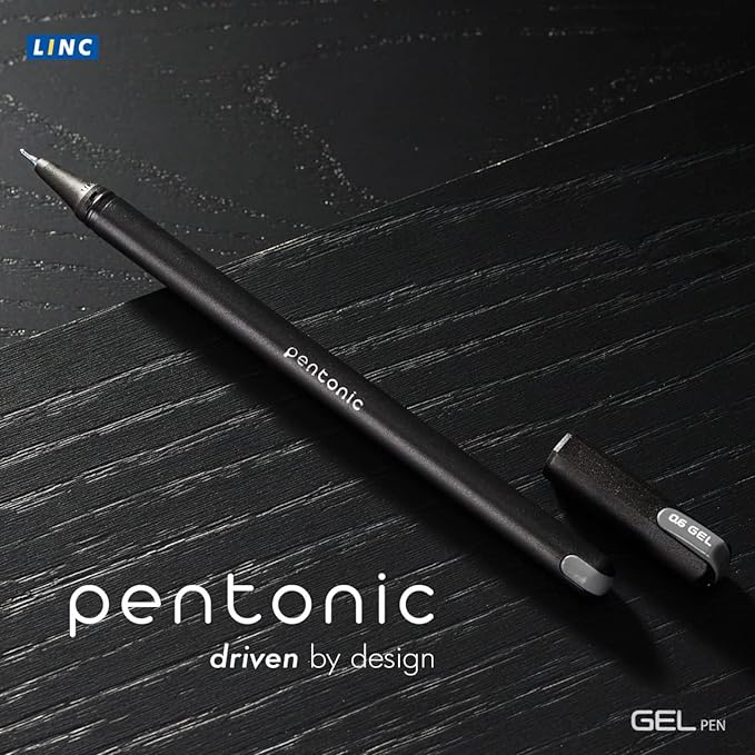 Pentonic Smooth Premium Black Ball Point Pen 0.7 mm Medium Point - Black