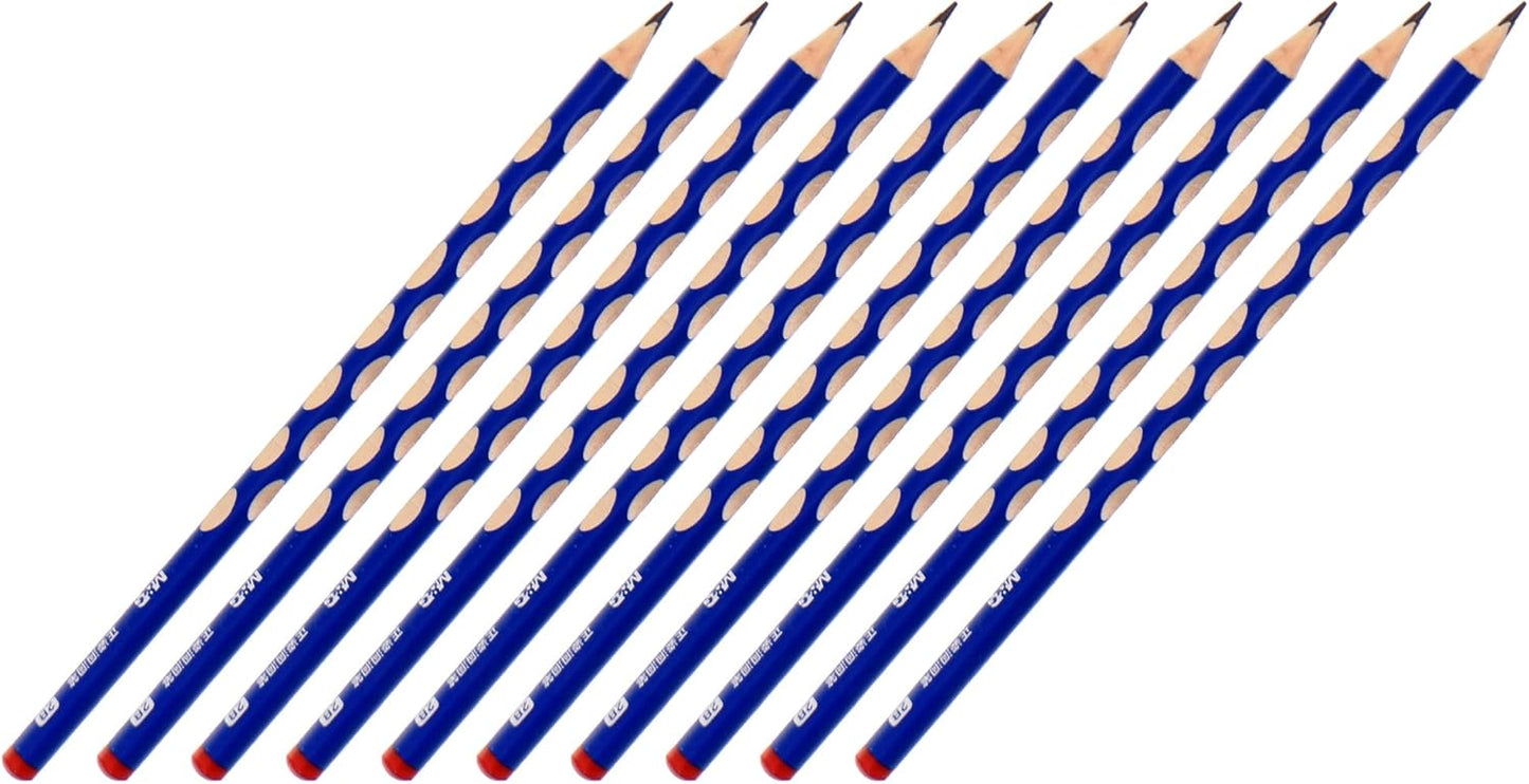 مجموعة أقلام رصاص M&amp;G من نوع HB Jumpo مكونة من 10 قطع، مصنوعة من مواد عالية الجودة - رقم: 0910