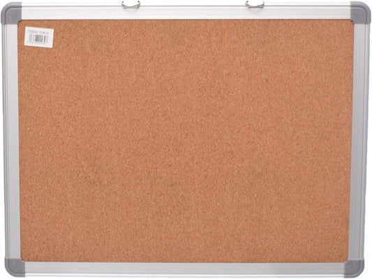 Yassin Cork Board With Metal Frame 30X40, Crafted From High-Quality Materials - NO:0563