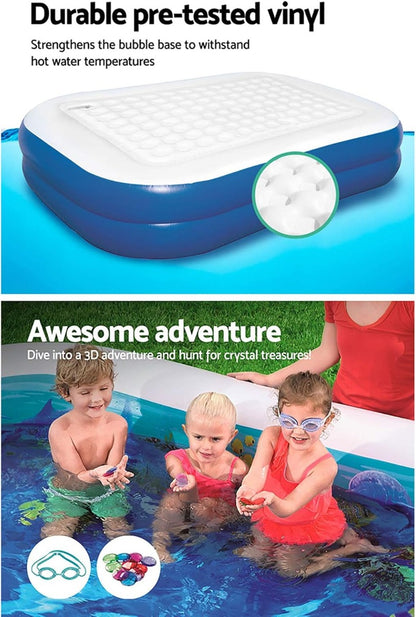 Bestway Under sea adventure children's rectangle swimming pool 262 x 175x 51  -No:54177