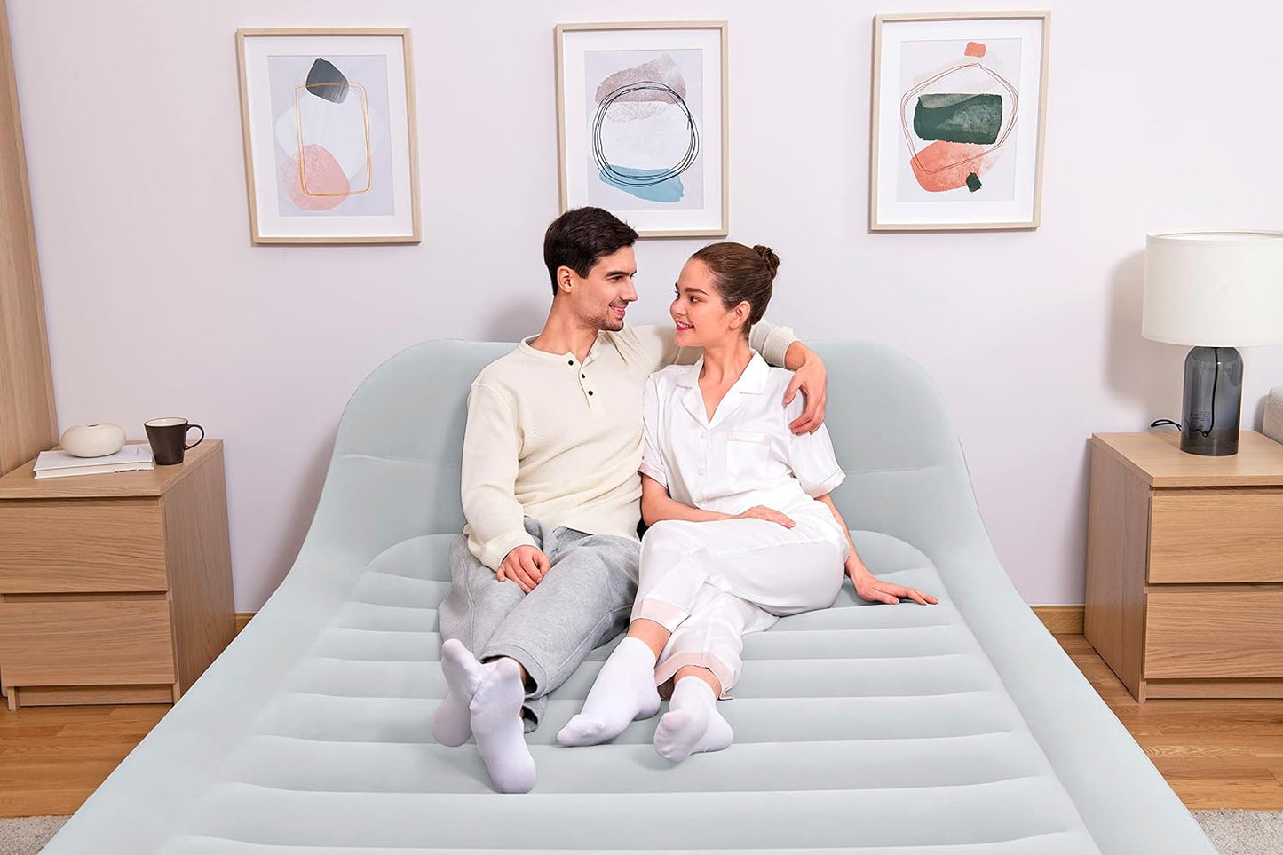 Bestway Premium Queen Sized TriTech Air Bed Complete 152 x 236 x 150 cm - No:67923