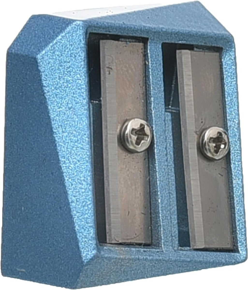 M&G Chenguang Metal Sharpener, Double-Hole Precision for Pencils, Durable Blade - 1pcs - No:APS912G1