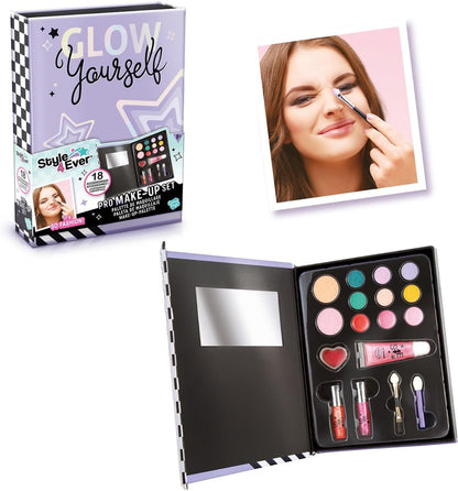 مجموعة مكياج احترافية للأطفال من كانال تويز - ستايل فور إيفر، قابلة للغسل، لعبة تجميلية