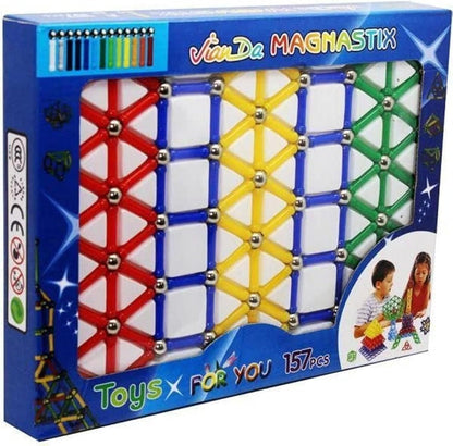 Vianda magnastix Toys for Kids - 157pcs