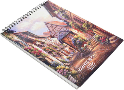 Yassin Art Sketchbook, 40 Sheets K16 Wire-Bound 110gsm
