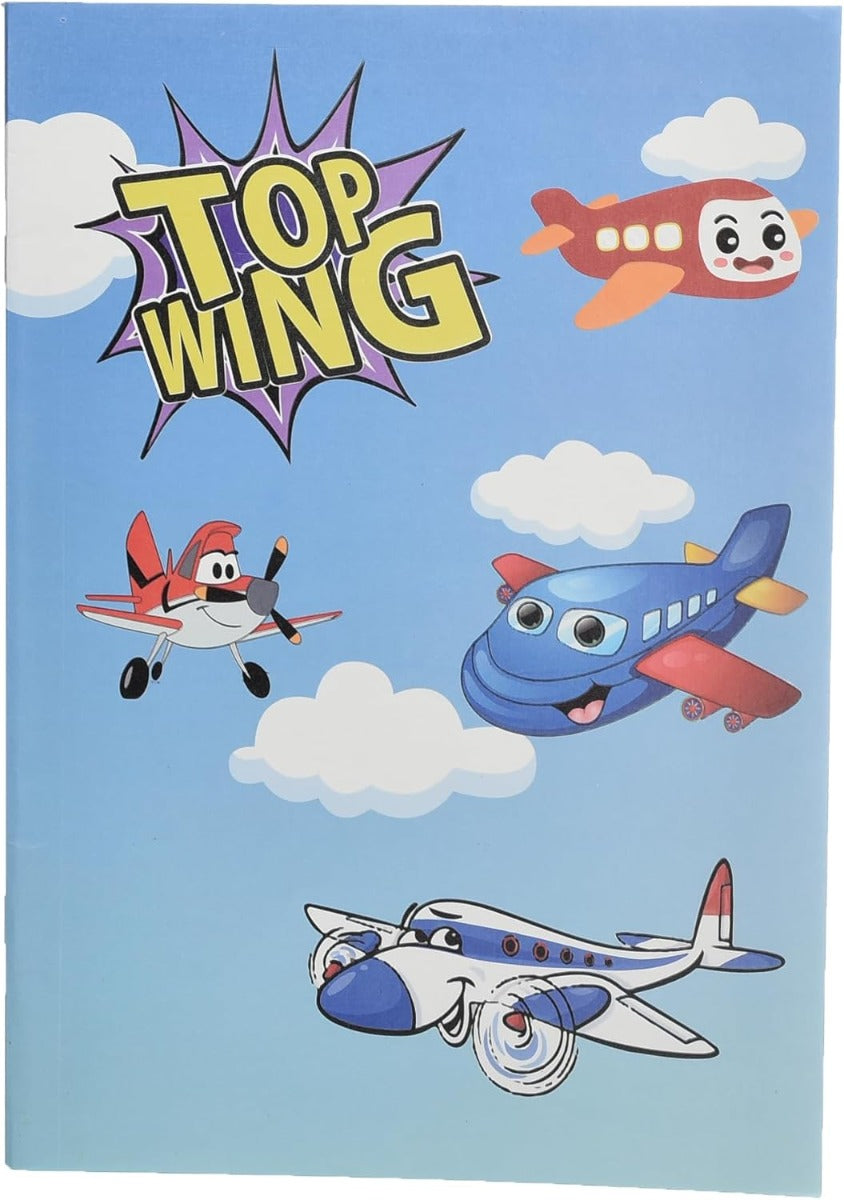 Yassin Notebook, 70 Sheets A4 with 3 Lines and 60 Staples for Schoolwork