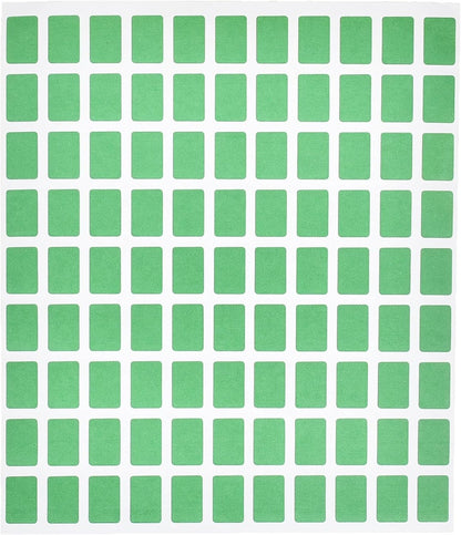 El Manar Compact Vibrant Adhesive Label Sticker, 10x15 mm With Premium Material - Green