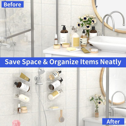 Acrylic Bathroom Organizer Shower