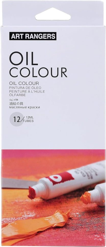 Art Rangers Pack Of 12 Tubes  Oil Colour Tubes 12 ml - No:EO1212C-3