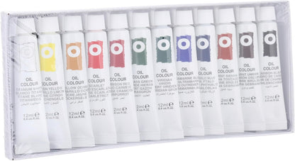 Art Rangers Pack Of 12 Tubes  Oil Colour Tubes 12 ml - No:EO1212C-3