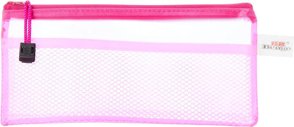 Fabric pencil case with zipper, 12x23 cm - B6 - 1Pcs