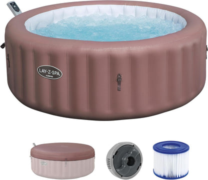 حوض استحمام ساخن قابل للنفخ من بيست واي لاي-زي-سبا هاواي، موفر للطاقة، مزود بنظام نفث هواء ذكي، مع تحكم عبر تطبيق، يتسع لـ 4-6 أشخاص، أبعاده 1.96 متر × 71 سم - رقم: 6001G