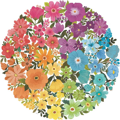 Ravensburger Circle of colors-Flowers Puzzle - 500pcs - No:17167