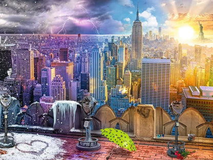 Ravensburger Seasons of New York Puzzle - 1500pcs - No:16008
