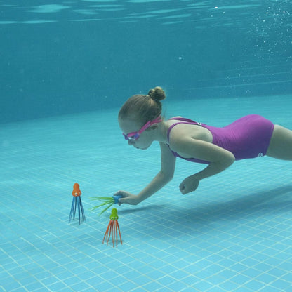 Bestway Pack of Hydro-Swim Speedy Squid Dive Toys 3pcs  - No:26031