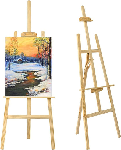 Easel Stand 1.2M Studio Easel Adjustable Drawing Painting Holder Folding Art Stand - No:M108