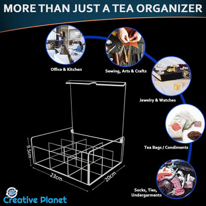 صندوق تخزين أكريليك لخزائن المطبخ.