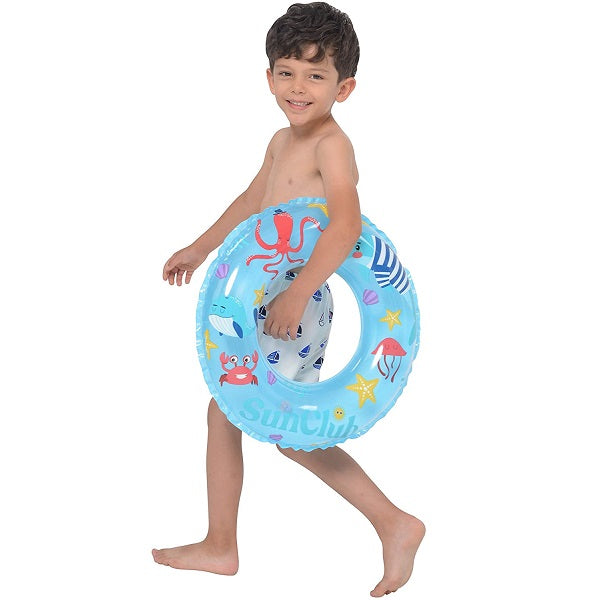 Jilong Sunclub Inflatable Colored Swimming Ring 50cm - No:37626