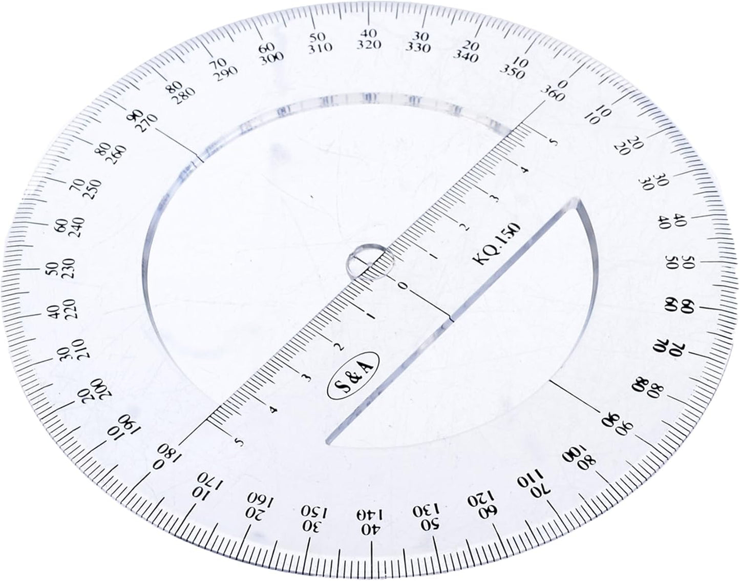 S&A Full-Circle Protractor, 360 Degrees - NO: Kq-150