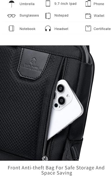 Ah Arctic Hunter Multipurpose Cross body Shoulder Bag for Unisex Chest Bag Travel Hiking Daypack-No:B000693