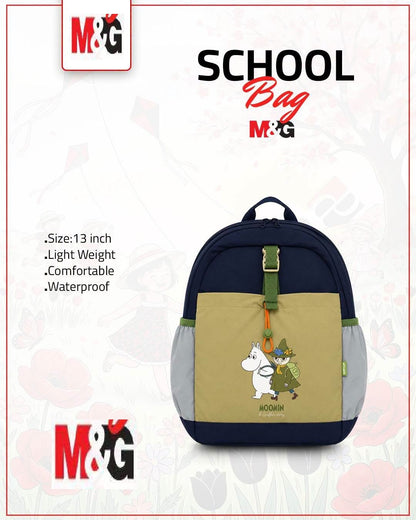 M&G Chenguang 13-Inch Kids Backpack – Moomin Design Lightweight School & Everyday Backpack - No: ABB904V829