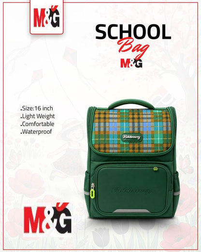 M&G Chenguang 16-Inch School Backpack for Girls – Lightweight Waterproof Kids School Bag - No:ABB904V9WA