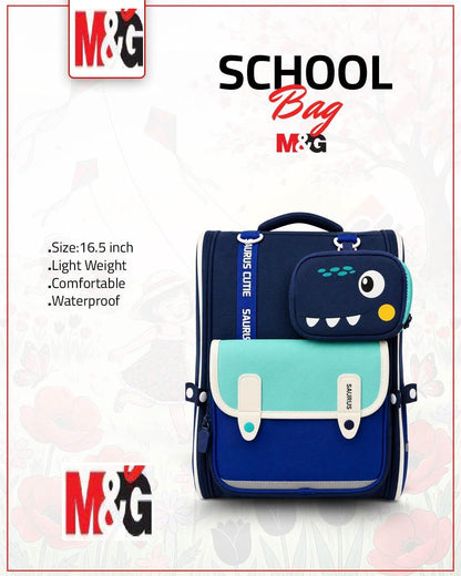 M&G Chenguang 16.5-Inch Kids School Backpack – Lightweight Waterproof Backpack with Multiple Compartments - No: ABB904Q322