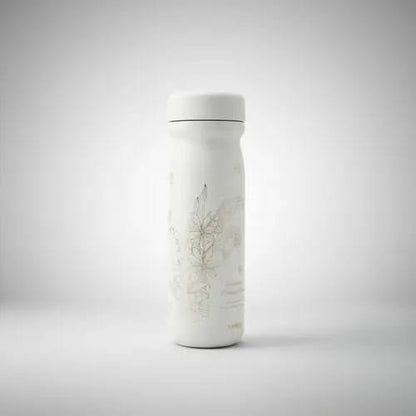 YANIS3 Vacuum Insulated Stainless Steel Travel Mug – 350ml | Floral Design | Double Wall Thermal Coffee & Tea Cup