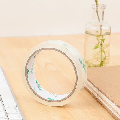 M&G Chenguang Transparent Packing Tape 24mm x 40Y – Clear Adhesive Carton Sealing Tape for Packaging & Shipping - 1pcs - No: AJD99554