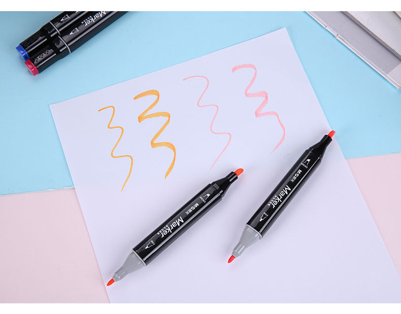 M&G Chenguang bagged double-headed marker pen color painting 30 colors - No:APMV1413
