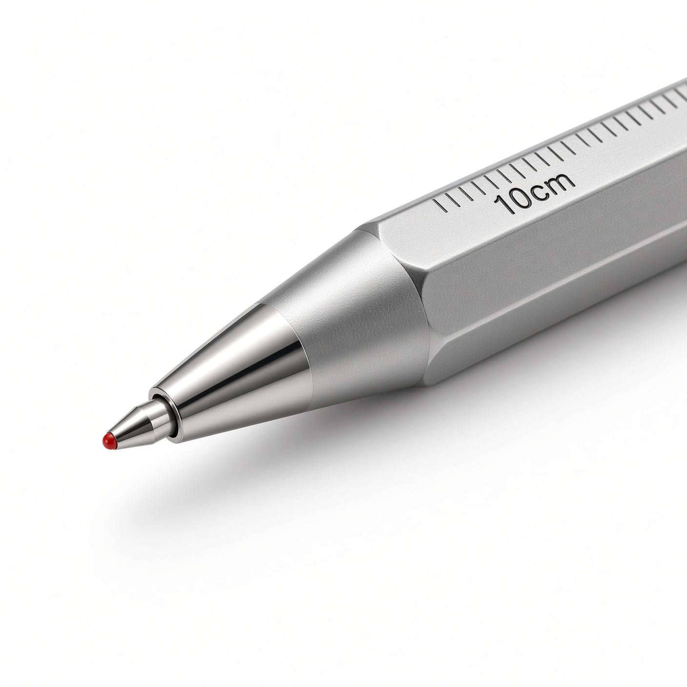 M&G Chenguang 2-in-1 Ballpoint Pen with 10cm Ruler – 0.5mm Fine Tip - No: AGPY3602