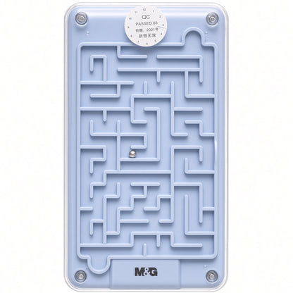 M&G Chenguang So Many Cats 8-Digit Portable Calculator with Puzzle Maze on Back – Colorful Desktop Calculator - 1pcs - No: ADG981B9