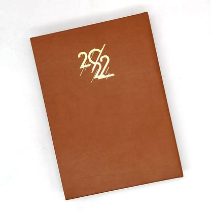 Classic Premium Leather Diary Calendar Colored paper 2022 - B5