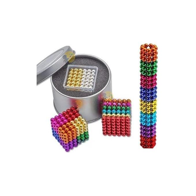 216-Piece Magnetic Building Balls Set – Colorful Magnetic Balls for Creative Construction & Fidget Play - No: M500
