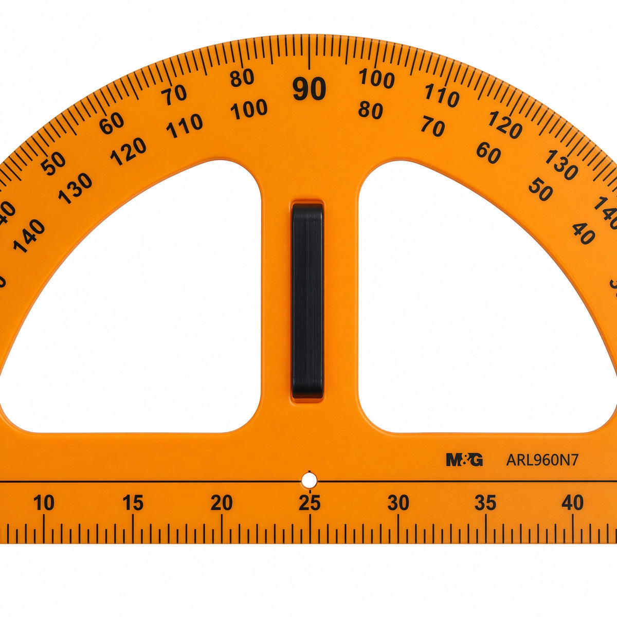 M&G Chenguang 180° Classroom Protractor 50 cm – Large Plastic Geometry Measuring Tool for School and Technical Drawing – No: ARL960N7