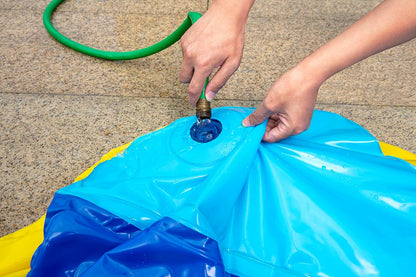 Bestway inflatable pool water slide pool side built in sprinkler 2.47 m x 1.24 m x 1.00 m - No:52453