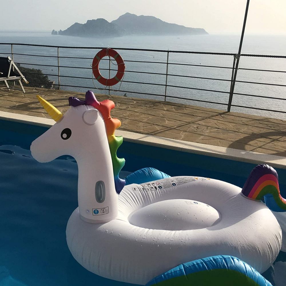 Jilong Sunclub Jampo UNICORN Large Inflatable Swimming Mattress - No:37428
